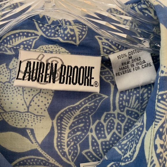 Lauren Brooke Sleeveless Floral Maxi Dress-Size M - Picture 3 of 9